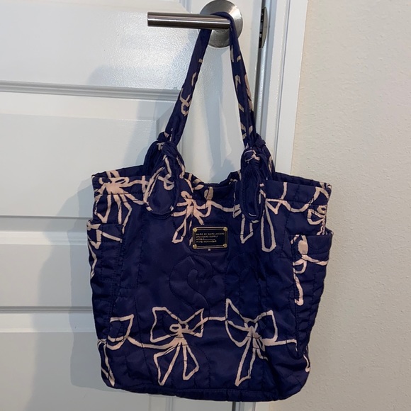 Marc by Marc Jacob’s Pink and Navy Nylon Tote - Picture 1 of 8
